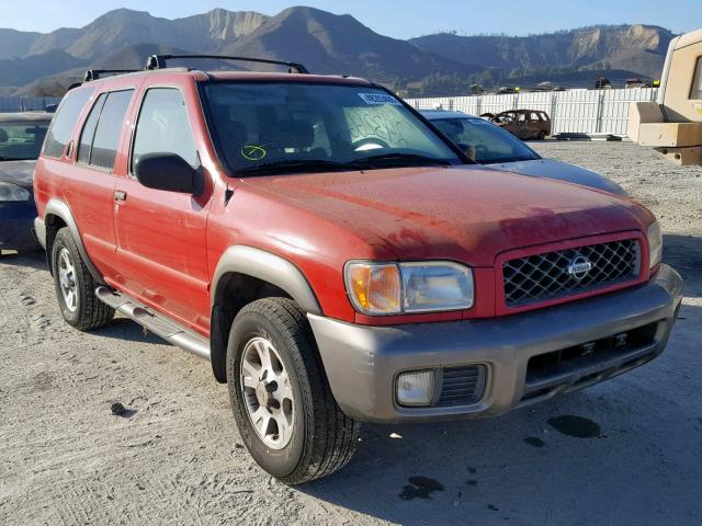 JN8AR07S4YW418334 - 2000 NISSAN PATHFINDER RED photo 1