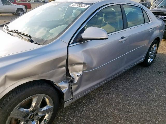 1G1ZC5E09AF244287 - 2010 CHEVROLET MALIBU 1LT 银色 照片 9