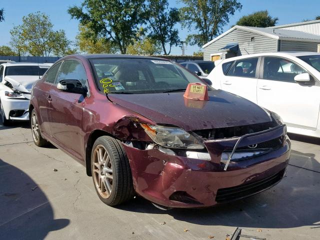 JTKDE167060119391 - 2006 TOYOTA SCION TC ბურგუნდია ფოტო 1