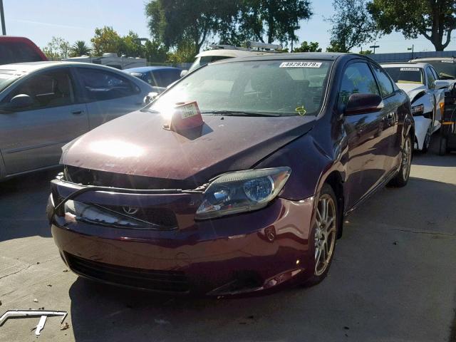 JTKDE167060119391 - 2006 TOYOTA SCION TC ბურგუნდია ფოტო 2