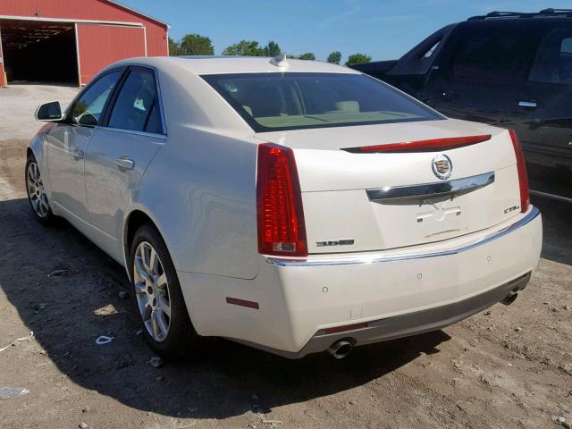 1G6DT57VX90172298 - 2009 CADILLAC CTS HI FEA WHITE photo 3