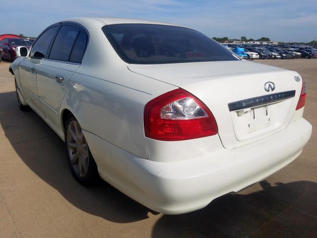 JNKBF01AX2M006266 - 2002 INFINITI Q45 WHITE photo 3