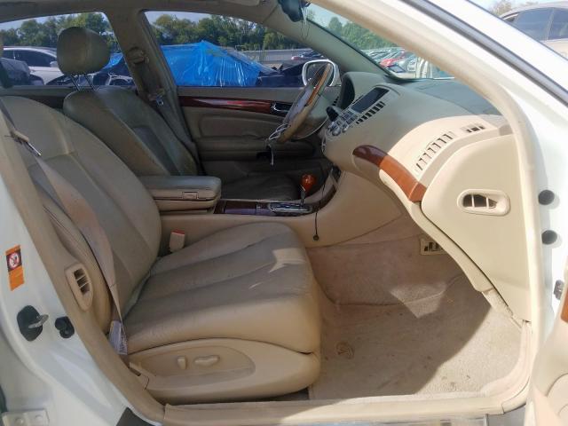 JNKBF01AX2M006266 - 2002 INFINITI Q45 WHITE photo 5