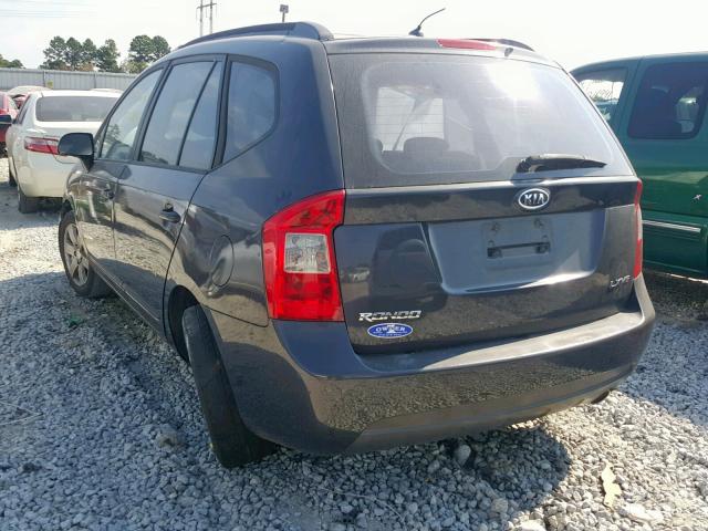 KNAFG526277067508 - 2007 KIA RONDO LX GRAY photo 3