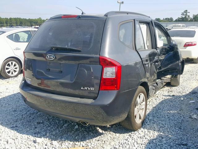 KNAFG526277067508 - 2007 KIA RONDO LX GRAY photo 4