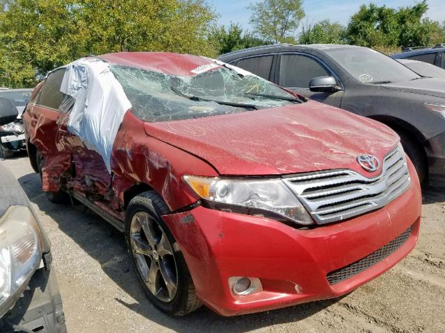 4T3ZK3BB7AU028554 - 2010 TOYOTA VENZA RED photo 1