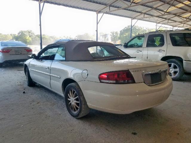 1C3EL55R02N234490 - 2002 CHRYSLER SEBRING LX WHITE photo 3