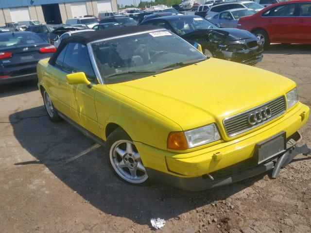WAUAA88G5VN003873 - 1997 AUDI CABRIOLET YELLOW photo 1