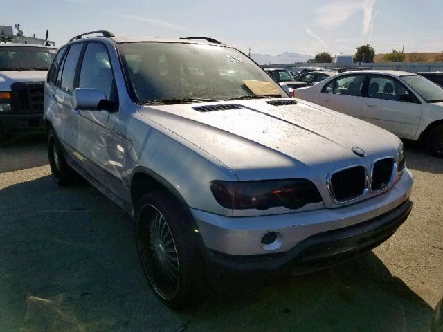 5UXFA53592LP35149 - 2002 BMW X5 3.0I SILVER photo 1