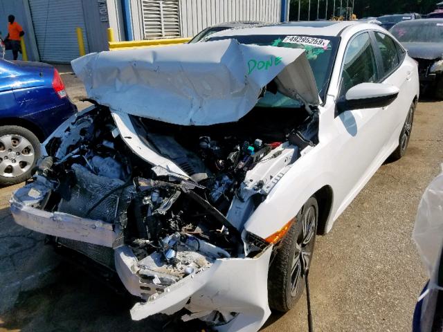 19XFC1F39HE015043 - 2017 HONDA CIVIC EX WHITE photo 2