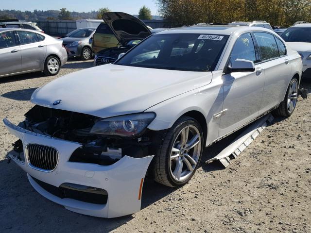 WBAKB8C51CDW84771 - 2012 BMW 750LI WHITE photo 2