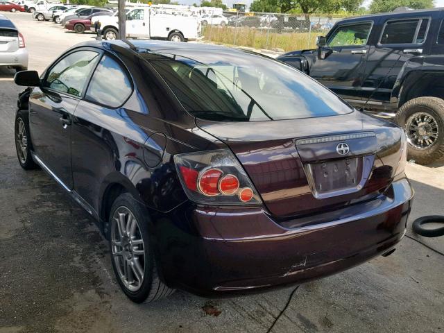 JTKDE3B78A0306498 - 2010 TOYOTA SCION TC ბურგუნდია ფოტო 3