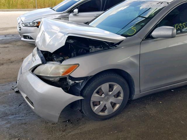 4T1BE46K29U267149 - 2009 TOYOTA CAMRY BASE SILVER photo 9