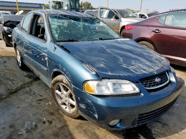 3N1BB51DX1L117979 - 2001 NISSAN SENTRA SE BLUE photo 1