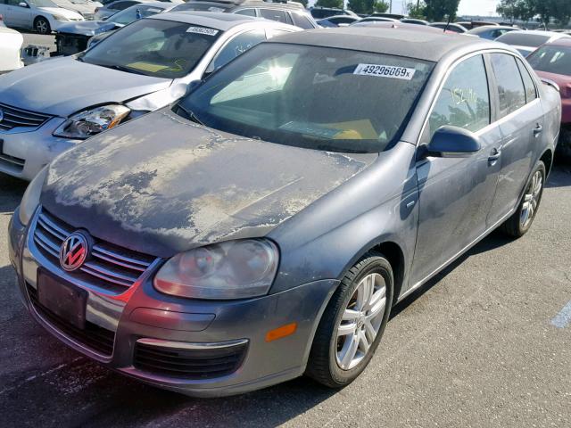 3VWEG71K27M076379 - 2007 VOLKSWAGEN JETTA WOLF BLUE photo 2