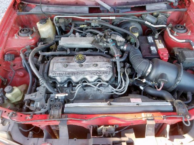 1MEFM13P6WW615573 - 1998 MERCURY TRACER LS RED photo 7