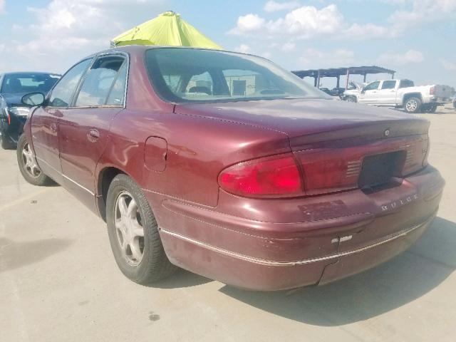 2G4WB52K5Y1312309 - 2000 BUICK REGAL LS MAROON photo 3