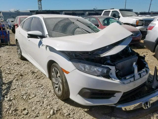 19XFC2F73JE010726 - 2018 HONDA CIVIC EX WHITE photo 1