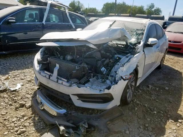 19XFC2F73JE010726 - 2018 HONDA CIVIC EX WHITE photo 2