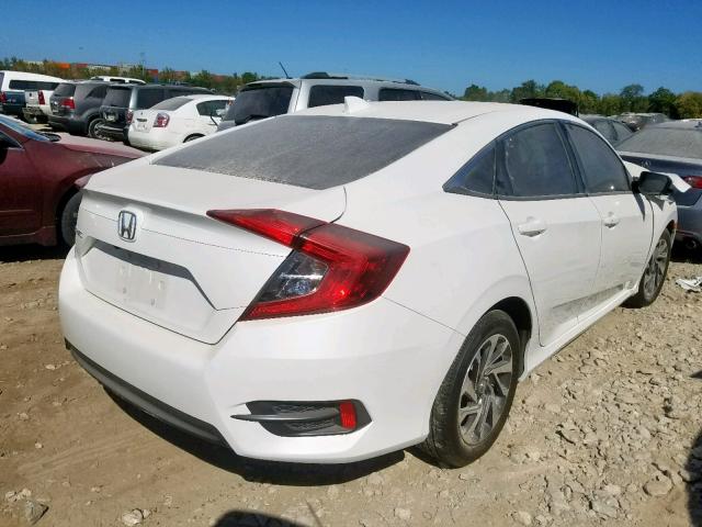 19XFC2F73JE010726 - 2018 HONDA CIVIC EX WHITE photo 4