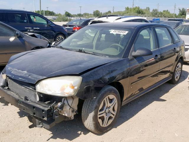 1G1ZS68NX7F242959 - 2007 CHEVROLET MALIBU MAX 黑色 照片 2