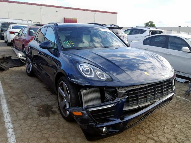 WP1AB2A55GLB53128 - 2016 PORSCHE MACAN S BLUE photo 1