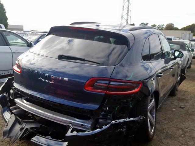 WP1AB2A55GLB53128 - 2016 PORSCHE MACAN S BLUE photo 4