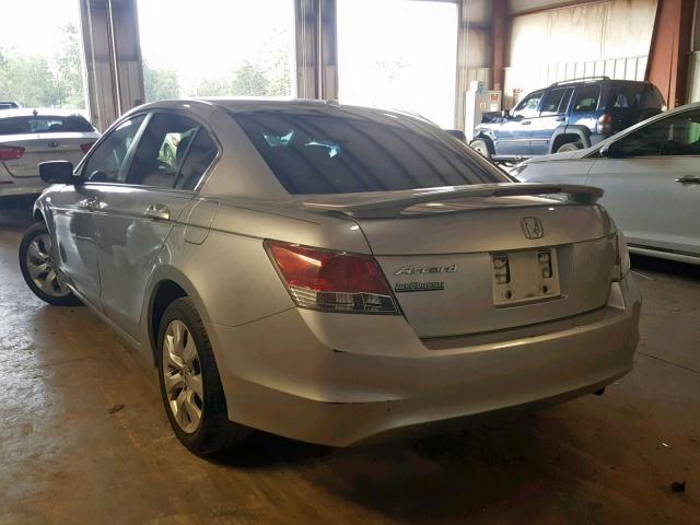 JHMCP26888C039008 - 2008 HONDA ACCORD EXL SILVER photo 3