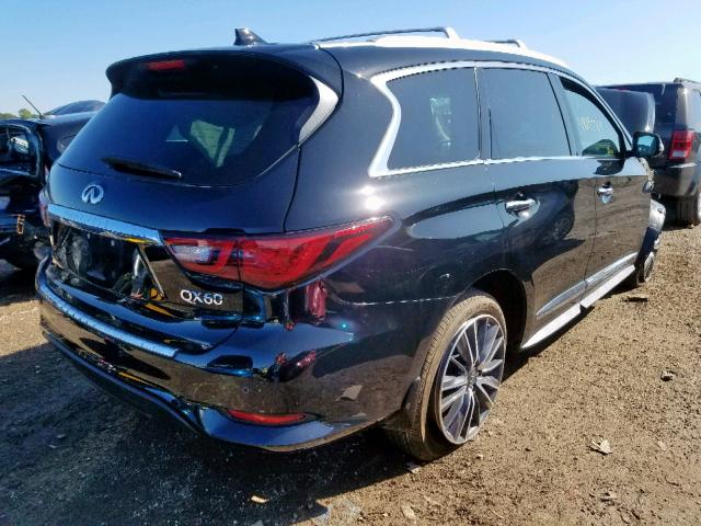 5N1DL0MM5KC503557 - 2019 INFINITI QX60 LUXE BLACK photo 4