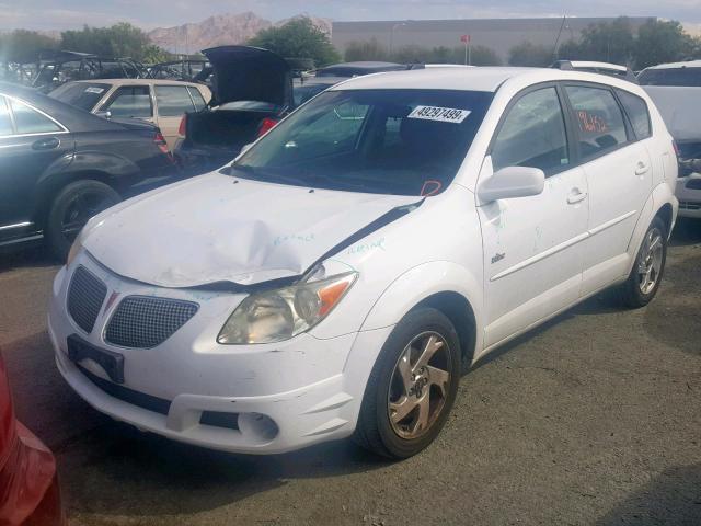 5Y2SL63855Z411790 - 2005 PONTIAC VIBE WHITE photo 2