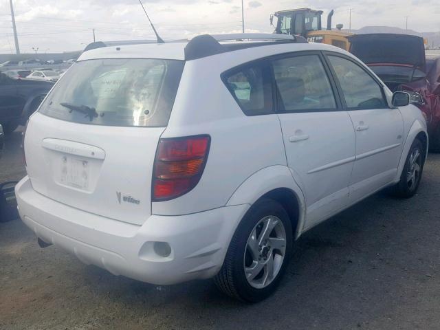 5Y2SL63855Z411790 - 2005 PONTIAC VIBE WHITE photo 4