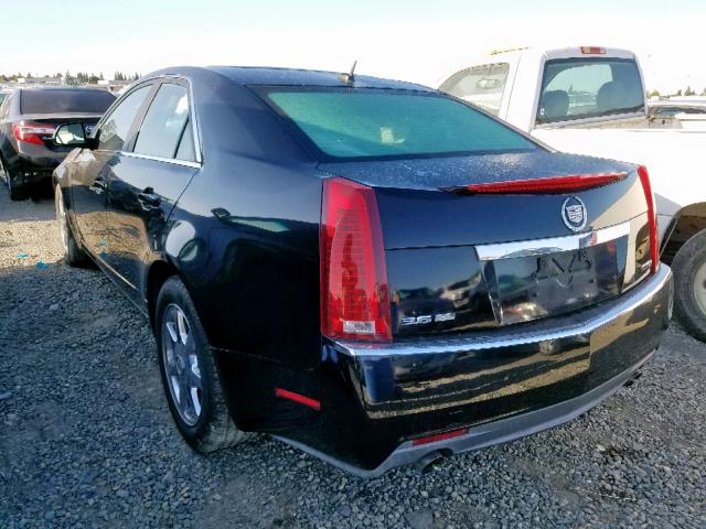 1G6DV57V180213376 - 2008 CADILLAC CTS HI FEA BLACK photo 3