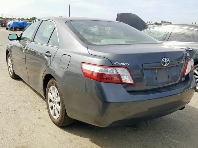 4T1BB46K88U048395 - 2008 TOYOTA CAMRY HYBR CHARCOAL photo 3