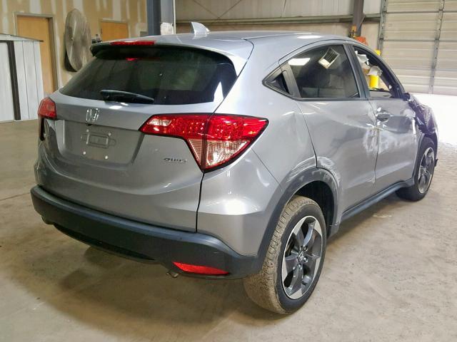 3CZRU6H54JG701985 - 2018 HONDA HR-V EX SILVER photo 4