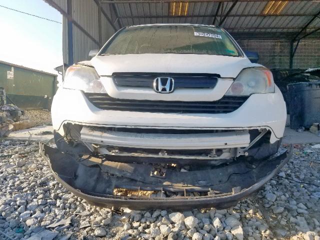 3CZRE38339G700056 - 2009 HONDA CR-V LX WHITE photo 9