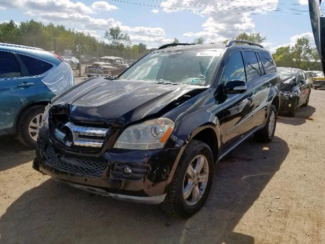 4JGBF71E77A192124 - 2007 MERCEDES-BENZ GL 450 4MA BLACK photo 2