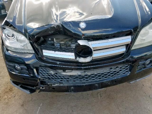 4JGBF71E77A192124 - 2007 MERCEDES-BENZ GL 450 4MA BLACK photo 7