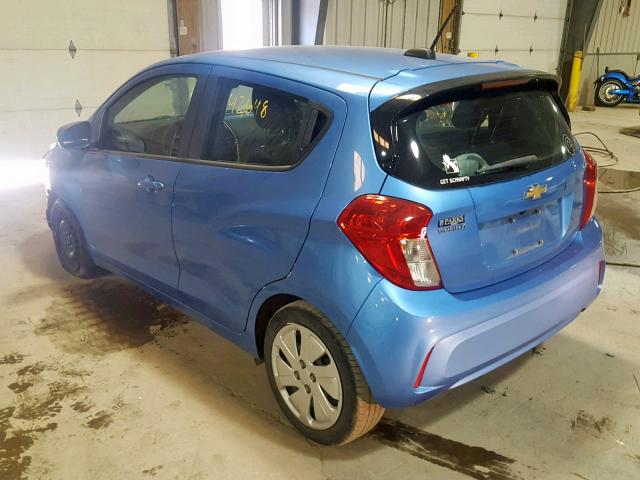 KL8CB6SA2HC738434 - 2017 CHEVROLET SPARK LS BLUE photo 3