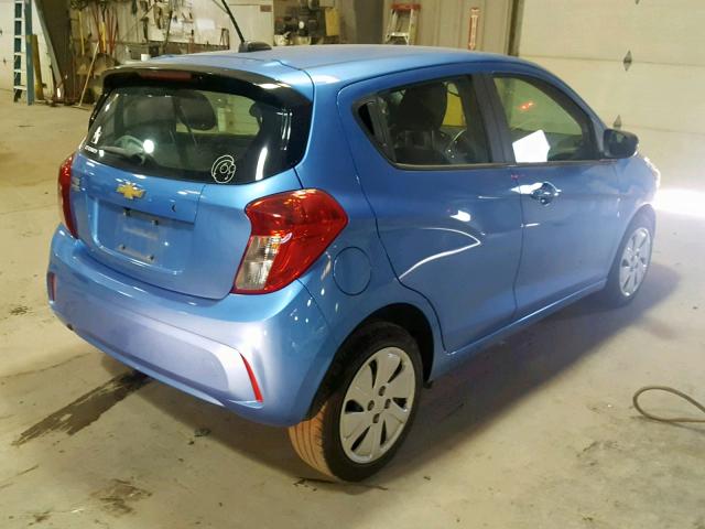 KL8CB6SA2HC738434 - 2017 CHEVROLET SPARK LS BLUE photo 4