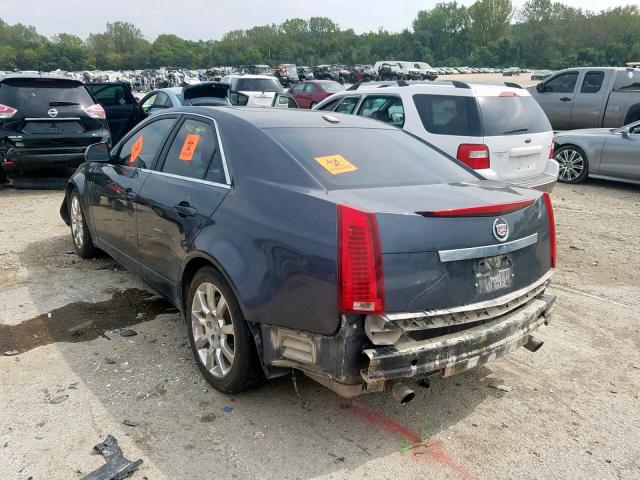 1G6DT57V190149248 - 2009 CADILLAC CTS HI FEA CHARCOAL photo 3