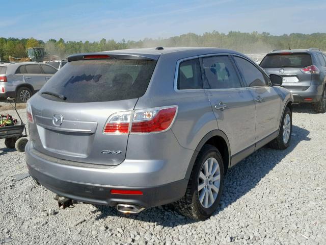 JM3TB2MA0A0235951 - 2010 MAZDA CX-9 SILVER photo 4