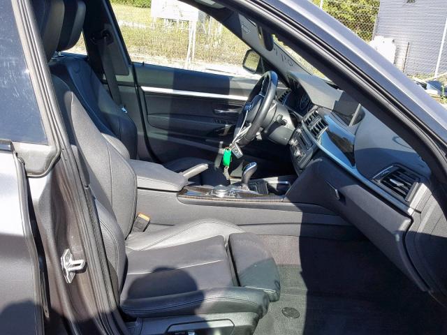 WBA3X9C59GD869541 - 2016 BMW 335 XIGT GRAY photo 5