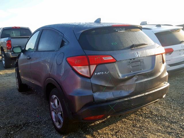 3CZRU6H57GM757011 - 2016 HONDA HR-V EX GRAY photo 3