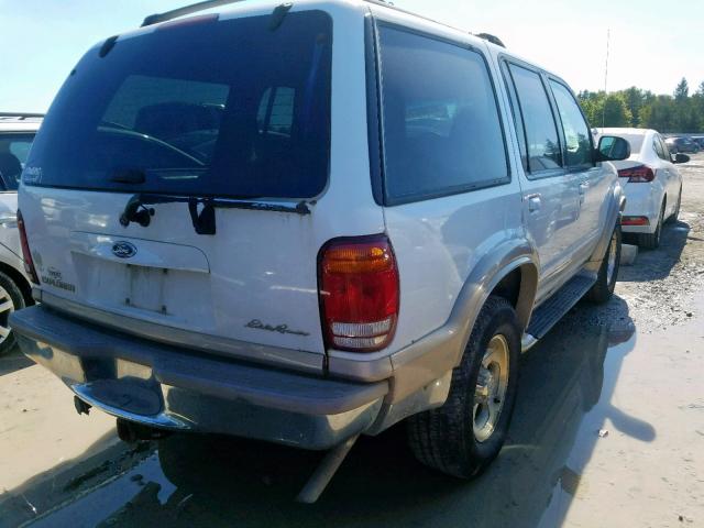 1FMZU74E4YZC47910 - 2000 FORD EXPLORER E WHITE photo 4