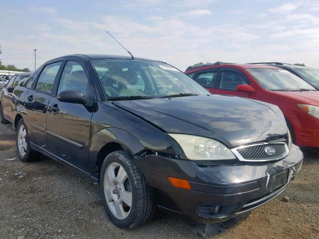 1FAHP34N16W243253 - 2006 FORD FOCUS ZX4 BLACK photo 1