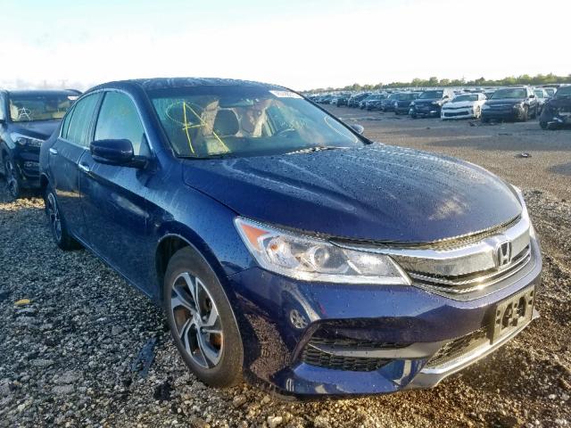 1HGCR2F3XHA085064 - 2017 HONDA ACCORD LX BLUE photo 1