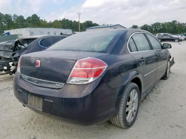 1G8ZS57NX8F290914 - 2008 SATURN AURA XE BLACK photo 4