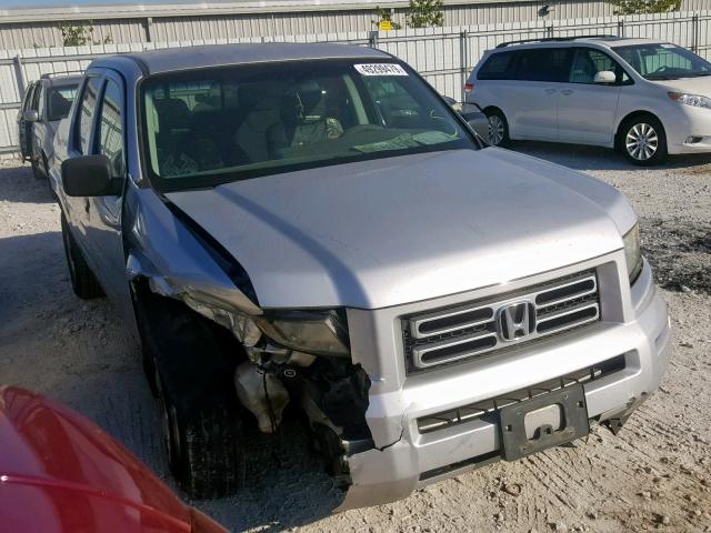 2HJYK16228H509067 - 2008 HONDA RIDGELINE SILVER photo 1