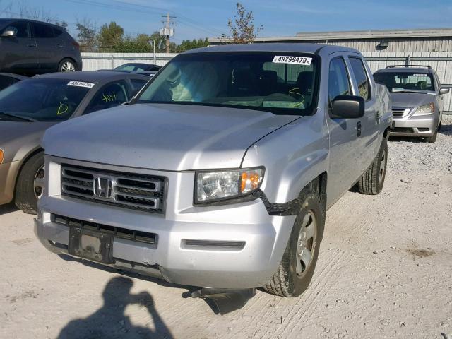 2HJYK16228H509067 - 2008 HONDA RIDGELINE SILVER photo 2