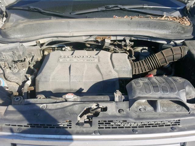 2HJYK16228H509067 - 2008 HONDA RIDGELINE SILVER photo 7